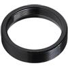 Gettimore Tubo adattatore C-Mount spesso 9 mm per telecamere di sicurezza (nero) | Costruzione in lega di alluminio, diametro interno 25 mm, diametro esterno 30 mm, spessore 9 mm, opzioni in bianco o nero