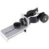 Angoily Supporto Smartphone Telescopio in Metallo Argento Regolabile | Attacco Oculare 24-48mm, Telefono 57-95mm, Rotazione 360° e Interfaccia per Treppiede