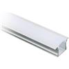 V-TAC VT-8107 Profilo in alluminio da 2M milky cover incasso per striscia LED - sku 3351
