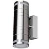 V-TAC VT-7632 Portafaretto led da parete doppio 2xGU10 in Acciaio inossidabile IP44 da muro - Grigio satinato - 7504