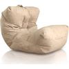Aiire Pouf Poltrona Design en Ecopelle | Puff per Sedersi Premium Imbottito