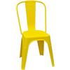WS DESIGN Sedia MOD. Urban Industrial in Polipropilene Giallo Pizzeria Bar Ristorante