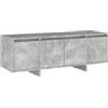 vidaXL Mobile TV Grigio Cemento 120x30x40,5 cm in Truciolato