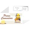Gicaprice 60 Bigliettini Bomboniera Prima Comunione Personalizzati, con Stampa Omaggio, Pronti all'utilizzo (Modello 4)