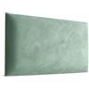 Muralo Pannello Imbottito da Parete Magic Velvet - 60x30 cm, Verde menta | Cuscino da parete trapuntato in velluto, effetto 3D, montaggio a parete con colla, ideale come testiera del letto o schienale