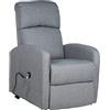 Gremium Poltrona Relax Elettrica Con Sistema Alzapersona, Reclinabile a Letto E Seduta Ergonomica In Tessuto Per Arredo Salotto, Soggiorno e Ufficio