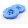 HommomH 15mm 18mm 20mm 23mm 25mm 28mm 30mm 34mm 38mm Bottoni Rotondi in Resina plastica a 4 Fori Bottone Nero Bianco Adatto per Cucire Scrapbooking Fai da Te, 12 Blu Lago, 18 mm 40 Pezzi