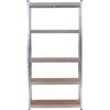CATTERHOUSE Scaffale metallico zincato in kit MAX Pro 70 x 40 x 180 cm Scaffale portaoggetti con 5 ripiani regolabili, portata fino a 875 kg