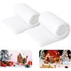 Spetsbst 90 x 240 cm, coperta da neve, decorazione natalizia, 2 pezzi | Tappetino natalizio con neve artificiale, decorazione per albero di Natale, ideale per le vacanze, decorazioni per Capodanno
