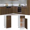 Generico Mobile con Cassetto "Lyon" Rovere Marrone 30x46x81,5,Mobili,Armadietti e portaoggetti,Pensili da cucina-815569