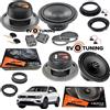 Hertz Evotuning Kit 6 Casse Altoparlanti Hertz Serie Cento Ck+CX Anteriori+Poster per VW Tiguan