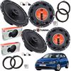 Jbl EvoTuning Kit 4 Casse Altoparlanti JBL Stage2624 Anteriori e Posteriori per VW T-Cross