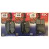 EBC Pastiglie Freno Anteriori E Posteriori Per YAMAHA XVS1100 1999-2009 Set 3