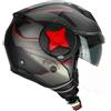138.169G-ALV-03E CASCO CGM 169G ILLI SPORT -XL- NERO ROSSO OPACO