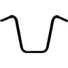 DRAG SPECIALTIES 0601-1235 MANUBRIO 1" HONDA VT 600 C SHADOW 1990