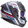 751.168082429XL CASCO LS2 FF808 STREAM II VINTAGE XL NERO OPACO PETROLIO