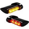 Heinz Bikes HBWL-3TS INDICATORI DI DIREZIONE LED PARAFANGO HARLEY FXR 1340 SUPER GLIDE 1994