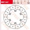 TRW MST247 DISCO FRENO TONDO FISSO FINO A 220-250 MM VOXAN BLACK MAGIC 1000 2008