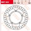 TRW MST203 DISCHI FRENO HONDA VT 600 C SHADOW 1992