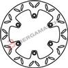 GRIMECA DS231 DISCO FRENO ANTERIORE HONDA NT V DEAUVILLE 700 2007