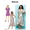 Butterick Patterns 6554 A5 Taglie 6 - 14 'Misses Wrap Vestiti, Tessuti, Multicolore, 17 x 0.5 x 22 cm