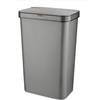 Tower T838005G Pattumiera con sensore con anello di fissaggio, a batteria, 50 l, grigio