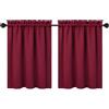 IDEALHOUSE Tende oscuranti impermeabili per finestre piccole, set da 2 | Per piccole finestre, oscurante e impermeabile, moderno effetto caffè, facile da montare, per cucina, bagno, soggiorno