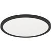 EGLO Lampada da soffitto a LED Rovito-Z, Smart Home, Zigbee | Compatibile con Alexa, lampada da soffitto dimmerabile, plastica nera, plastica bianca RGB, bianco caldo/freddo