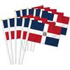 Petite Pine 25 bandiere palmari Dominicane, bandiere tenute in mano decorative della Repubblica Dominicana, Banner decorativo