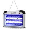 WADEO Insetticida elettrico, antizanzare Killer, lampada antizanzare con luce UV, per interni e giardini, 20 W, 100 m²