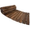 Icoget Roll-Out, sentiero da giardino, in legno, resistente alle intemperie, antiscivolo, per pavimenti coperti di neve, passerella all'aperto, per terrazza, spiaggia, festa di matrimonio (curva)