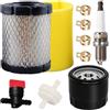 ZAMDOE 796032 591583 Filtro Aria Tipo Corto 798911 Prefiltro per Briggs Stratton 5429K 21B807 21B902 9,0-12,5 HP sostituisce i Motori dei trattorini Tosaerba Parti Portare 492932S Filtro Olio