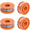 Zguziji bobine di ricambio per decespugliatore, compatibili con Mac Allister MGTP18Li Trimmer Li, bobina di alimentazione automatica da 1,65 mm e linea MGTP18Li