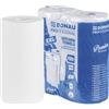 DONAU PROFESSIONAL Carta da cucina DONAU PROFESSIONAL, 3 veli, 100 fogli x 2 rotoli x 21 m, bianca, carta da cucina