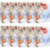 Idena 30500-10 - Sacchetti regalo natalizi bianchi, 10 pezzi, sacchetti regalo di dimensioni 25 x 34 x 9 cm, sacchetti di carta per Natale