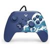 PowerA Controller cablato Advantage per Xbox Series X|S - Onda d'acqua, gamepad, controller per videogiochi cablato, controller di gioco, funziona con Xbox Series X|S