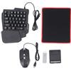 Luocute Set di Convertitori Mouse Tastiera da Gioco, BT 5.2 Nessun Ritardo Chip da Gioco Ad Alta sensibilità 125 Fotogrammi/sec Combo Gamepad Mobile, con Funzione Smart Press Gun, per 8