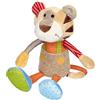 SIGIKID 42852 - Peluche Tiger Patchwork Sweety per giocare e coccolare in morbido mix di materiali per neonati e bambini, ragazzi e ragazze da 0 mesi a 8 anni, multicolore/tigre, 30 cm