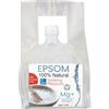 bleu & marine Bretania Sale di Epsom 6 kg Magnesio Naturale 99%, Viso e Bagno, Antistress, Esfolianti, Detox 100% Natural, Rilassanti, Alleviare le irritazioni