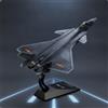 Modello J-20 Scala 1:48 Jet Stealth Linee Pannello Stampate