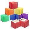 Eurowagens Set Di Dadi Educativi Fai Da Te 6PCS Con 6 Facce Foto Trasparente