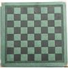 Eurowagens 33CM Pelle Scacchiera Portatile Gioco da Tavolo Accessorio Metallo Angolo