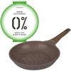 KASANOVA Padella 24 cm antiaderente 0 grassi marrone Cottura