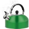 Generic Teiera fischiante - Teiera fischiante in acciaio inox, bollitore con fischietto | Bollitore per fornelli a gas elettrici a induzione