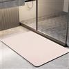 Z·Bling Tappetino Bagno Diatomite 70x100cm,Tappetino Doccia Assorbente Antiscivolo,Tappeto Bagno Assorbente,Tappeto Scendi Doccia,Beige