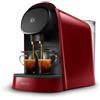 PHILIPS Machine a cafe a capsules double espresso PHILIPS LOr Barista LM8012/51 - Rouge + 9 capsules