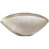 Onlylux Coppa Burano in Vetro Centrifugato Decorato a Mano - Centrotavola Decorativo 28 x 9,5 cm - Coppa in Vetro Artigianale per Arredo Casa - Beige Corda