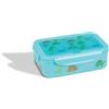 Olli Porta Pranzo con Posate - Lunchbox 3 Scomparti + Vaschetta Interna, BPA Free, Microonde & Lavastoviglie (Dino)