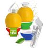 Patent-Safti 3 x Spremiagrumi Patent-Safti I L'originale beccuccio Safti per limoni, arance, ecc. I Più facile di qualsiasi spremiagrumi o spremiagrumi I (blu, rosso, verde)