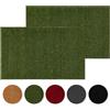 Carpido Zerbino antiscivolo in cocco al 100%, set da 2 pezzi, 50 x 80 cm, colore | Zerbino in fibra di cocco naturale per interni ed esterni coperti, zerbino per ingresso, robusto, facile da pulire